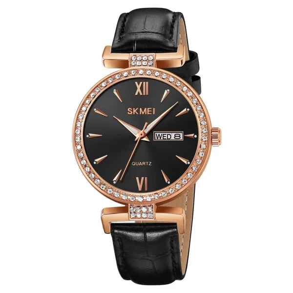 Женские часы Skmei 2090RGBK Rose Gold-Black фото 1