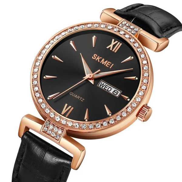 Женские часы Skmei 2090RGBK Rose Gold-Black фото 3