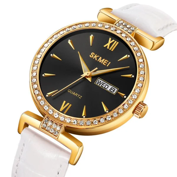 Жіночий годинник Skmei 2090GDBKWT Gold Black-White фото 3