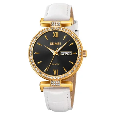 Жіночий годинник Skmei 2090GDBKWT Gold Black-White