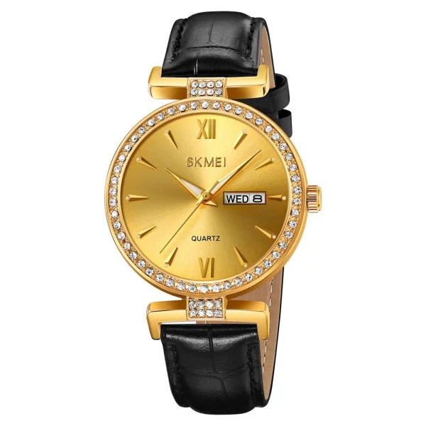 Жіночий годинник Skmei 2090GDGDBK Gold Gold-Black фото 1
