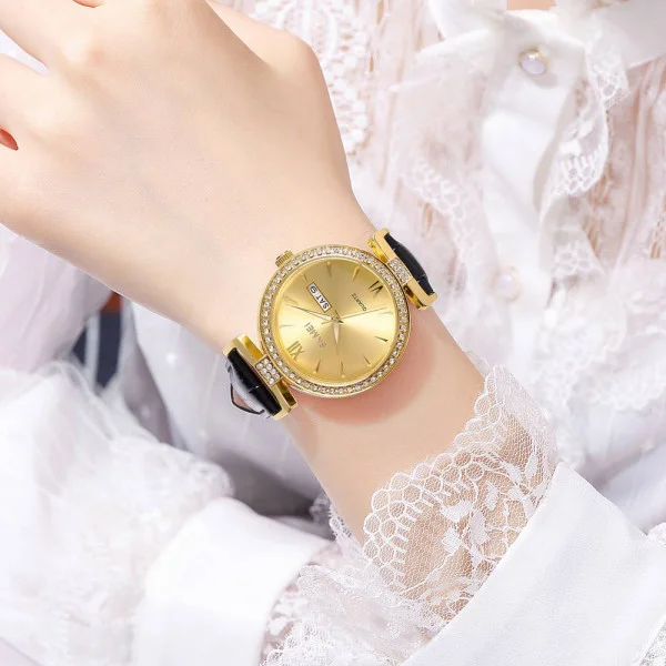 Жіночий годинник Skmei 2090GDGDBK Gold Gold-Black фото 5