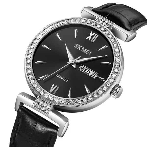 Женские часы Skmei 2090SIBK Silver-Black фото 3