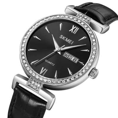 Женские часы Skmei 2090SIBK Silver-Black