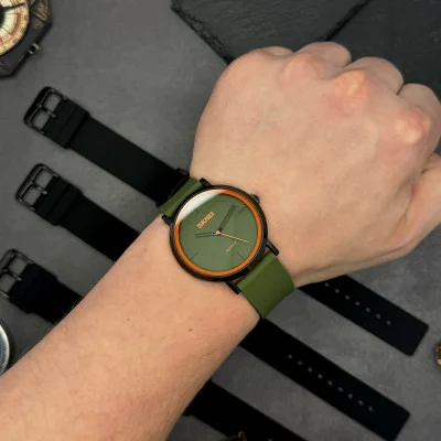 Женские часы Skmei 2050AG Army Green