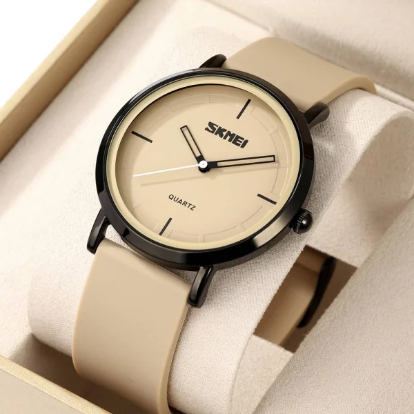 Жіночий годинник Skmei 2050KH Khaki фото 4