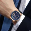 Чоловічий годинник Curren 8375 Blue-Cuprum фото 4