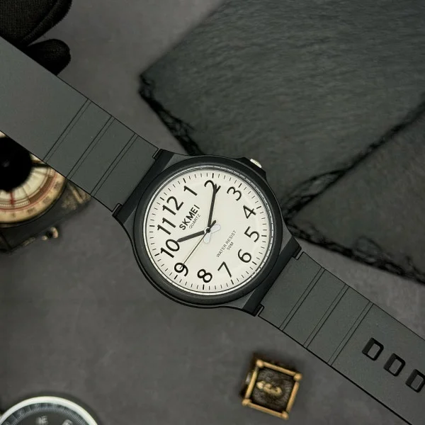Чоловічий годинник Skmei 2108BKWT-AC Black White-AC фото 5
