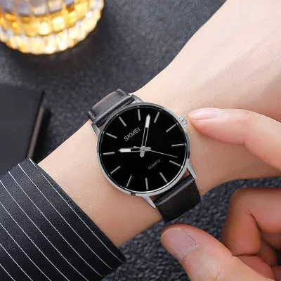 Чоловічий годинник Skmei 2074SIBK Silver-Black