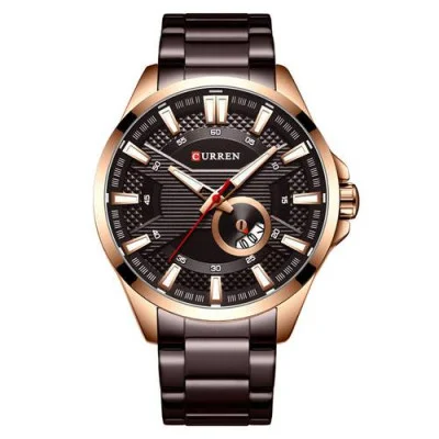 Мужские часы Curren 8372 Brown-Cuprum