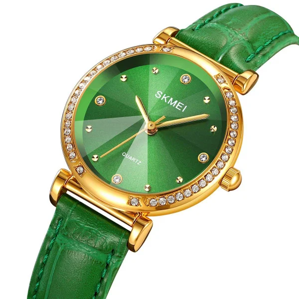 Жіночий годинник Skmei 2072GN Green фото 3