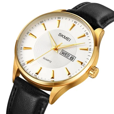 Мужские часы Skmei 2075GDSI Gold-Silver