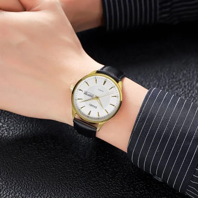 Мужские часы Skmei 2075GDSI Gold-Silver