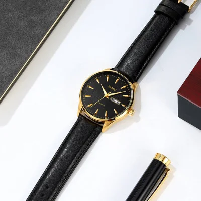 Чоловічий годинник Skmei 2075GDBK Gold-Black