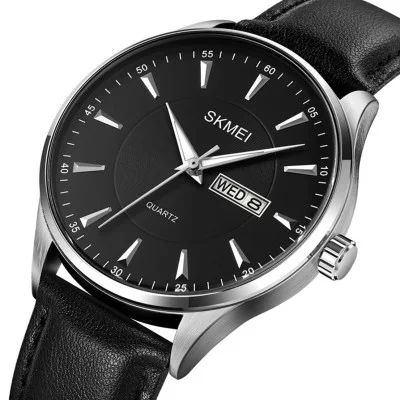 Чоловічий годинник Skmei 2075SIBK Silver-Black