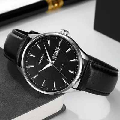 Чоловічий годинник Skmei 2075SIBK Silver-Black
