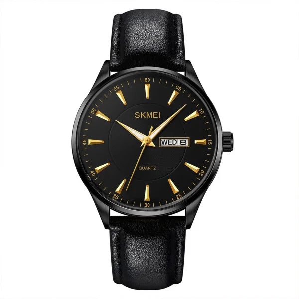 Чоловічий годинник Skmei 2075BKBKGD Black-Black-Gold фото 1