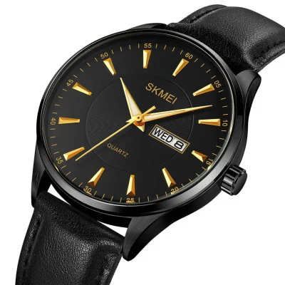 Чоловічий годинник Skmei 2075BKBKGD Black-Black-Gold
