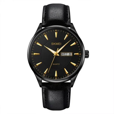 Чоловічий годинник Skmei 2075BKBKGD Black-Black-Gold