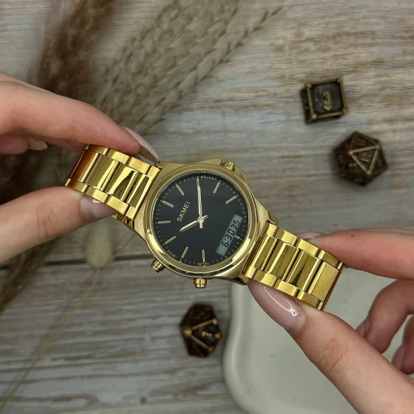 Женские часы Skmei 2120GDBK Gold-Black фото 9