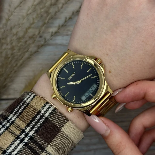 Женские часы Skmei 2120GDBK Gold-Black фото 5