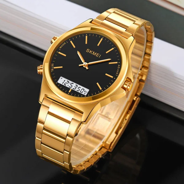 Женские часы Skmei 2120GDBK Gold-Black фото 4