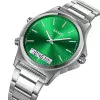 Жіночий годинник Skmei 2120SIGN Silver-Green фото 3