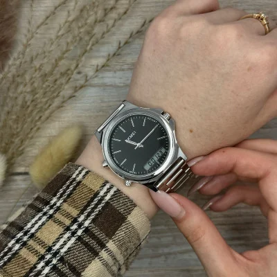 Кварцовий годинник Skmei 2120SIBK Silver-Black