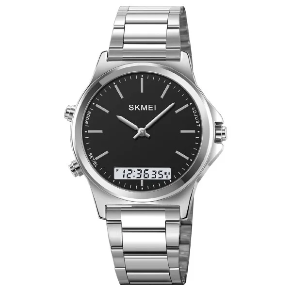 Кварцовий годинник Skmei 2120SIBK Silver-Black фото 1