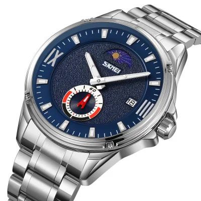 Чоловічий годинник Skmei 9326SIBU Silver-Blue