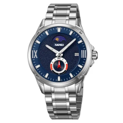 Мужские часы Skmei 9326SIBU Silver-Blue