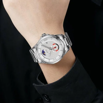 Мужские часы Skmei 9326SISI Silver-Silver