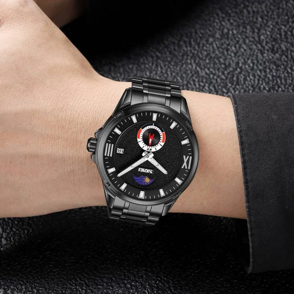 Чоловічий годинник Skmei 9326BKBK Black-Black фото 4