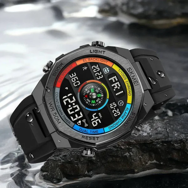 Чоловічий годинник Skmei 2209CLBK Colorful-Black фото 5
