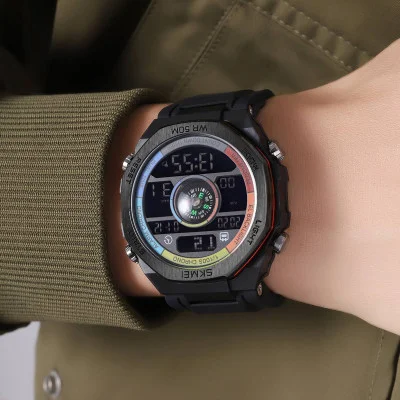 Чоловічий годинник Skmei 2209CLRD Colorful-Red
