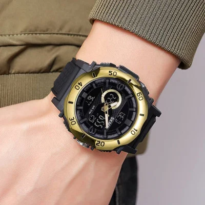 Чоловічий годинник Skmei 2098GDBK Gold-Black