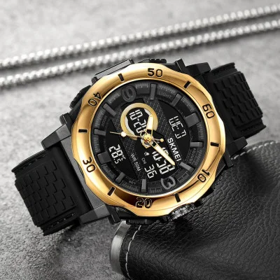 Чоловічий годинник Skmei 2098GDBK Gold-Black