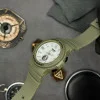 Жіночий годинник Skmei 2125AG Army green фото 6