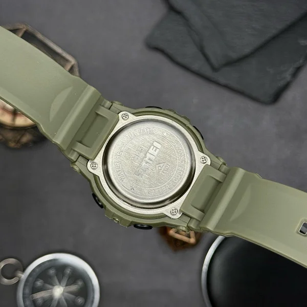 Жіночий годинник Skmei 2125AG Army green фото 9