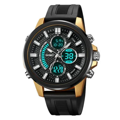 Чоловічий годинник Skmei 2235BKGDBK Black-Gold-Black