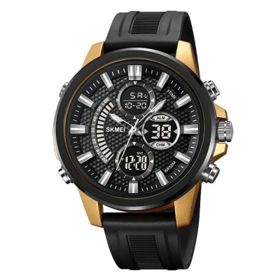 Чоловічий годинник Skmei 2235BKGDBK Black-Gold-Black