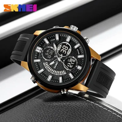 Чоловічий годинник Skmei 2235BKGDBK Black-Gold-Black