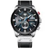 Мужские часы Curren 8346 Silver-Black фото 2