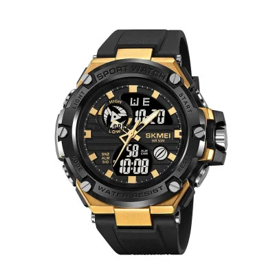 Чоловічий годинник Skmei 2119BKGD Black - Gold