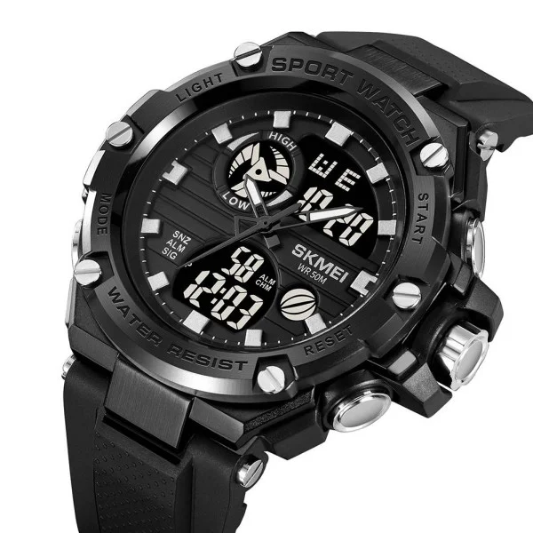 Чоловічий годинник Skmei 2119BK Black фото 3