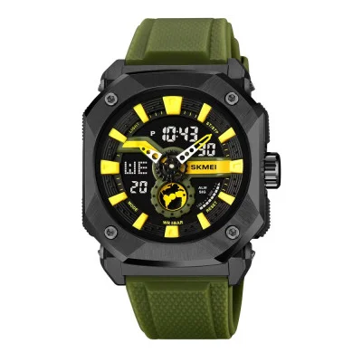 Мужские часы Skmei 2272BKAG Black-Army Green