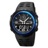 Чоловічий годинник Skmei 1655BUBK Black-Blue фото 2