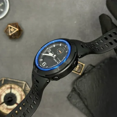 Чоловічий годинник Skmei 1655BUBK Black-Blue