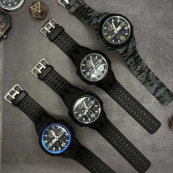 Чоловічий годинник Skmei 1655BUBK Black-Blue фото 11
