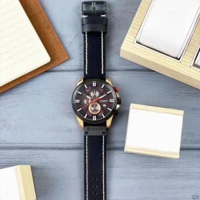 Чоловічий годинник Curren 8346 Black-Cuprum
